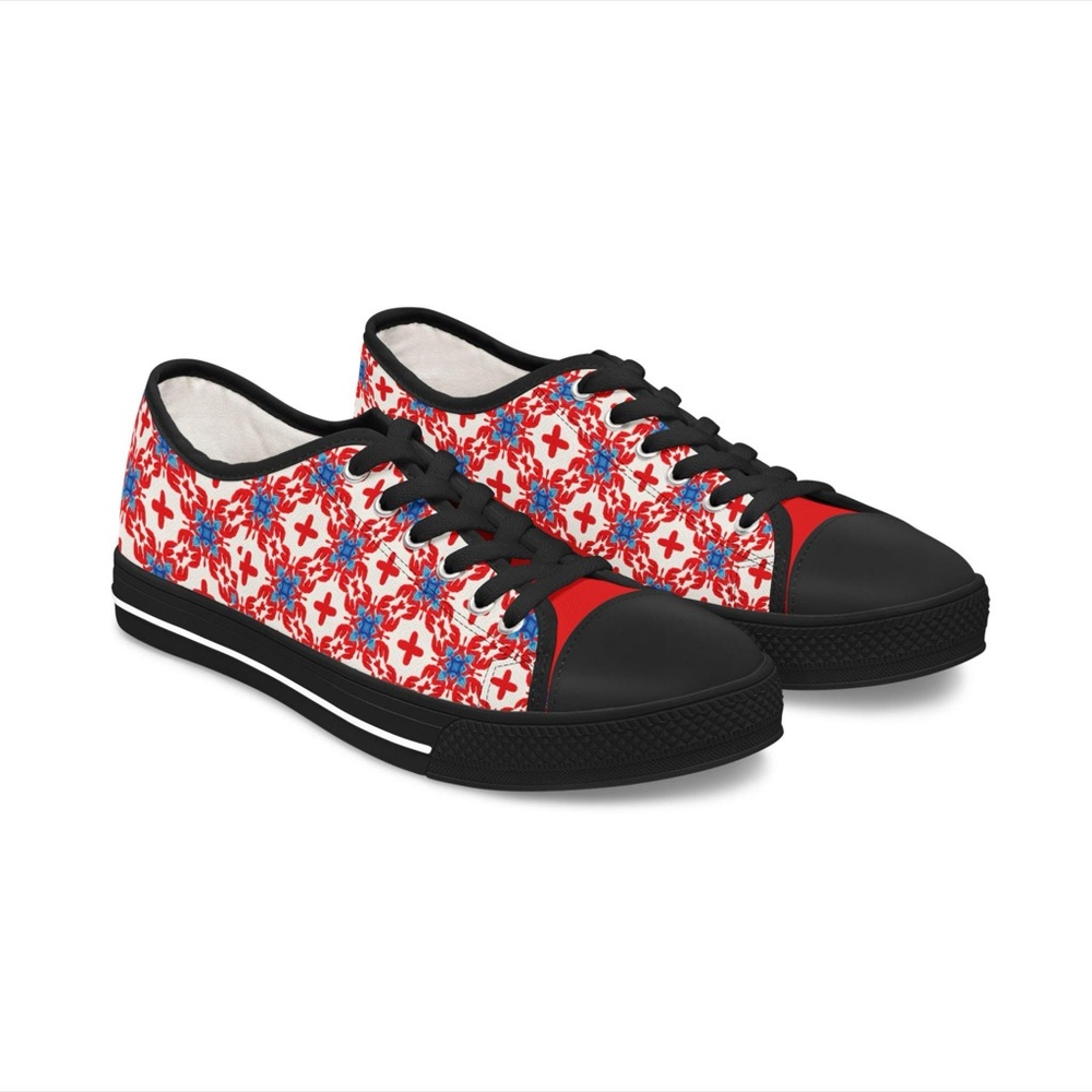 LuxeGypsie™ Low-Top Canvas Sneakers for Women in Kaleidoscope